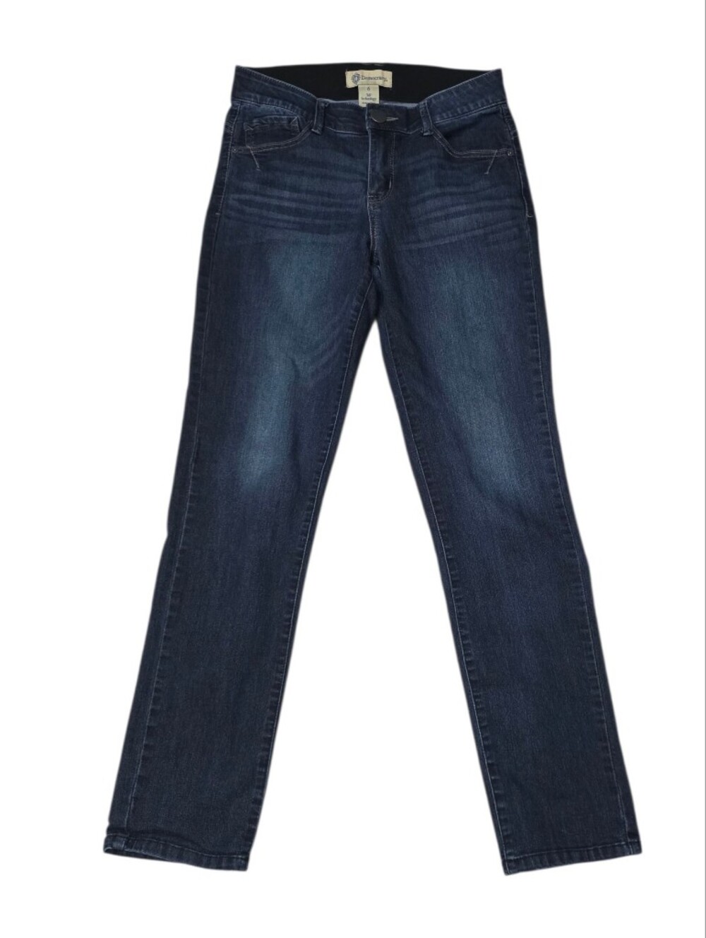Democracy Ab Solution Women’s Dark Wash Super Stretch Bootcut Jeans Size 6